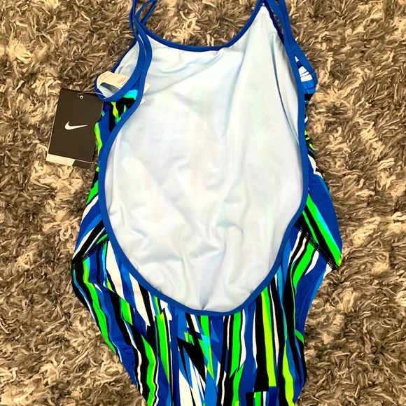 Nike Multicolor One Piece Swimsuit (Never Worn) - Picture 2 of 3